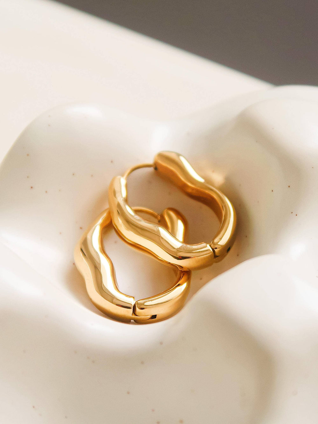 Oval Hoop Earring