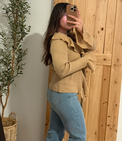 Cameron Ruffle Cardigan