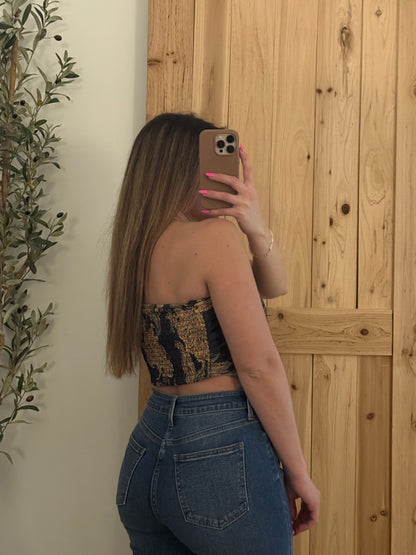Paisley Bandana Top