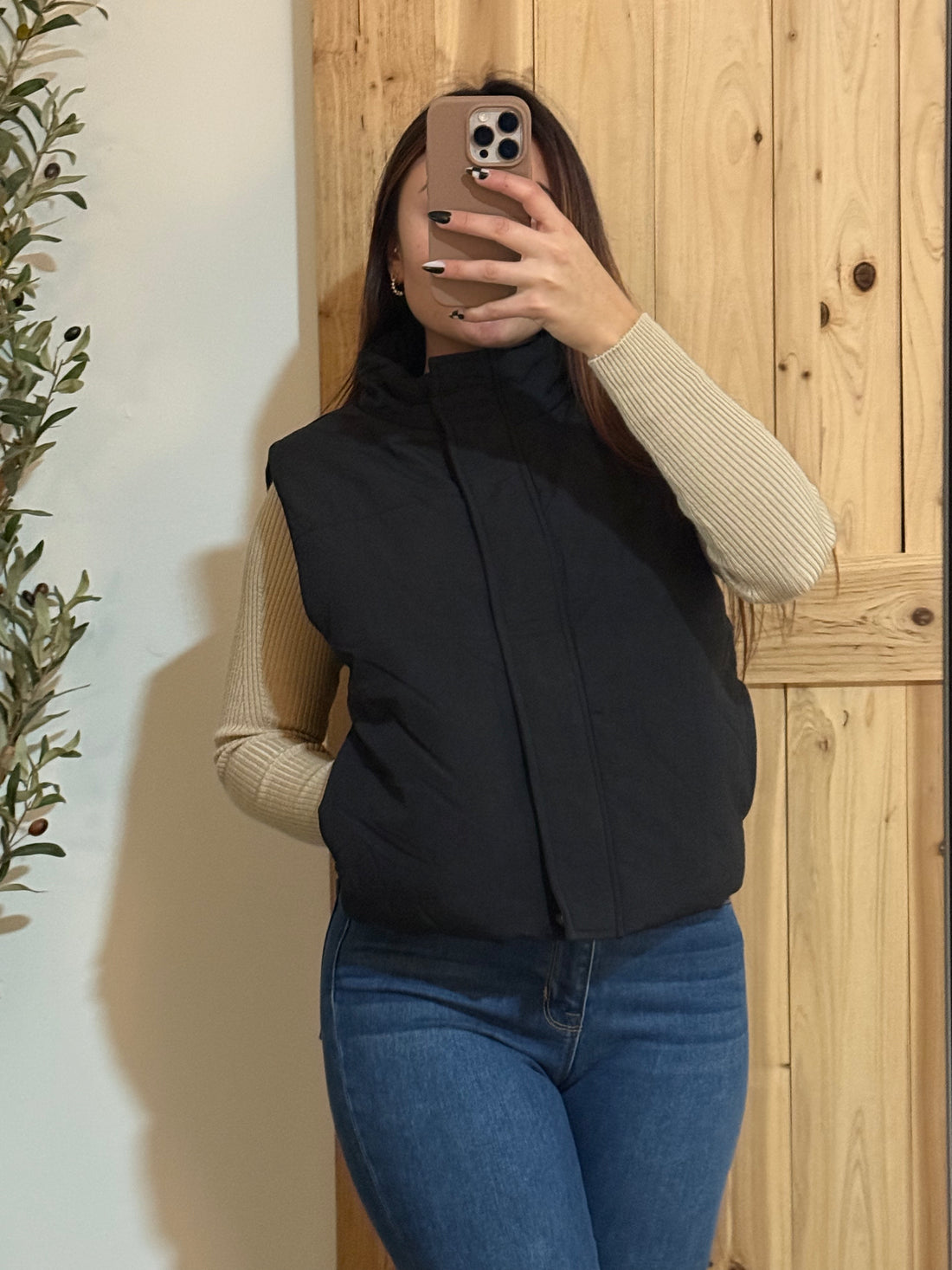 Black Puffer Vest