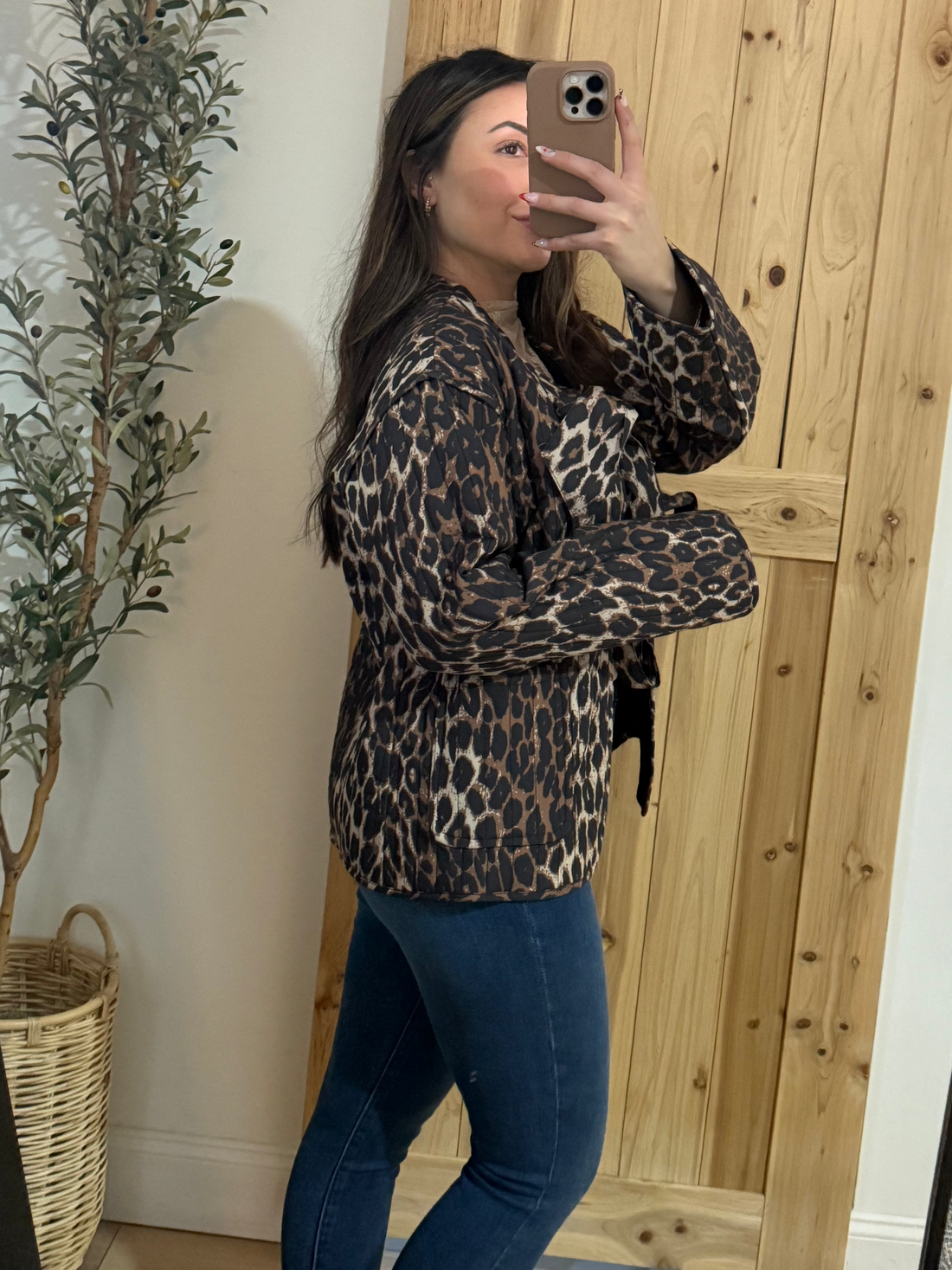 Leopard Quilted Jacket