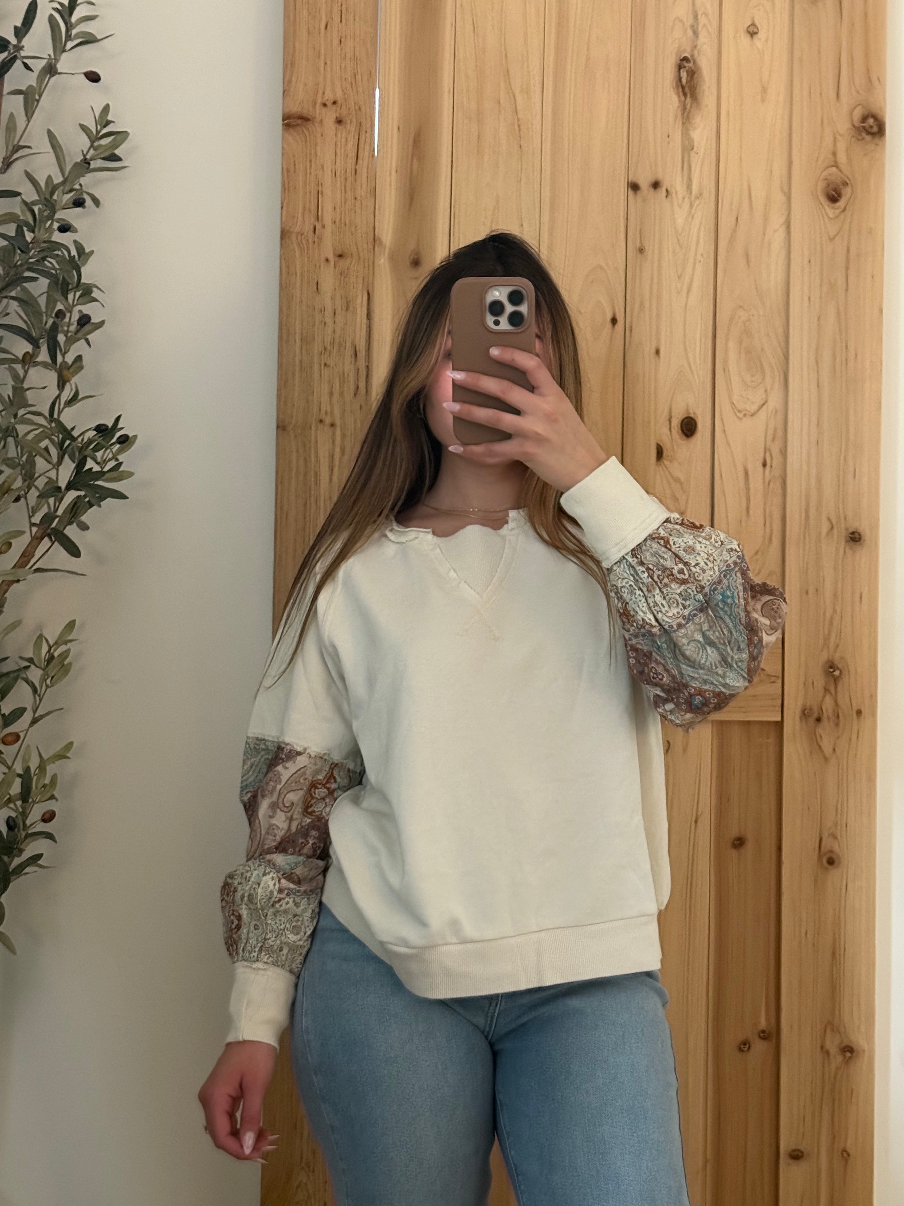 Paisley Crewneck