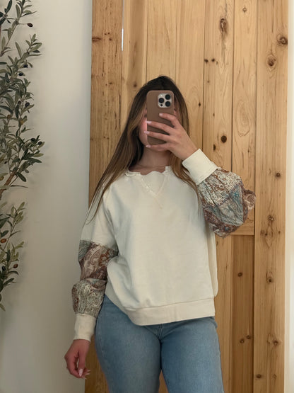 Paisley Crewneck