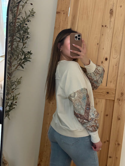Paisley Crewneck