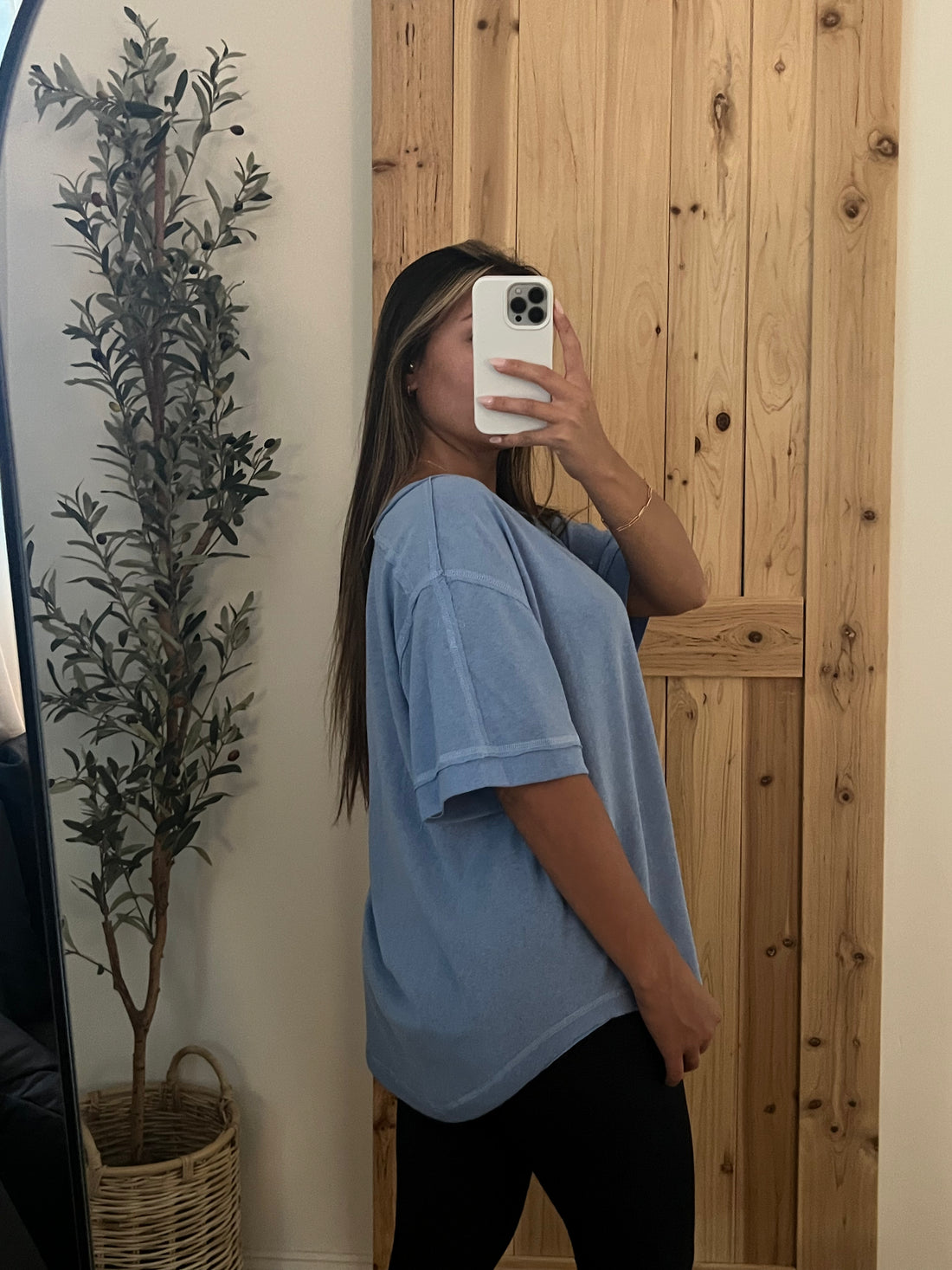 Harper Oversized top / Light Blue